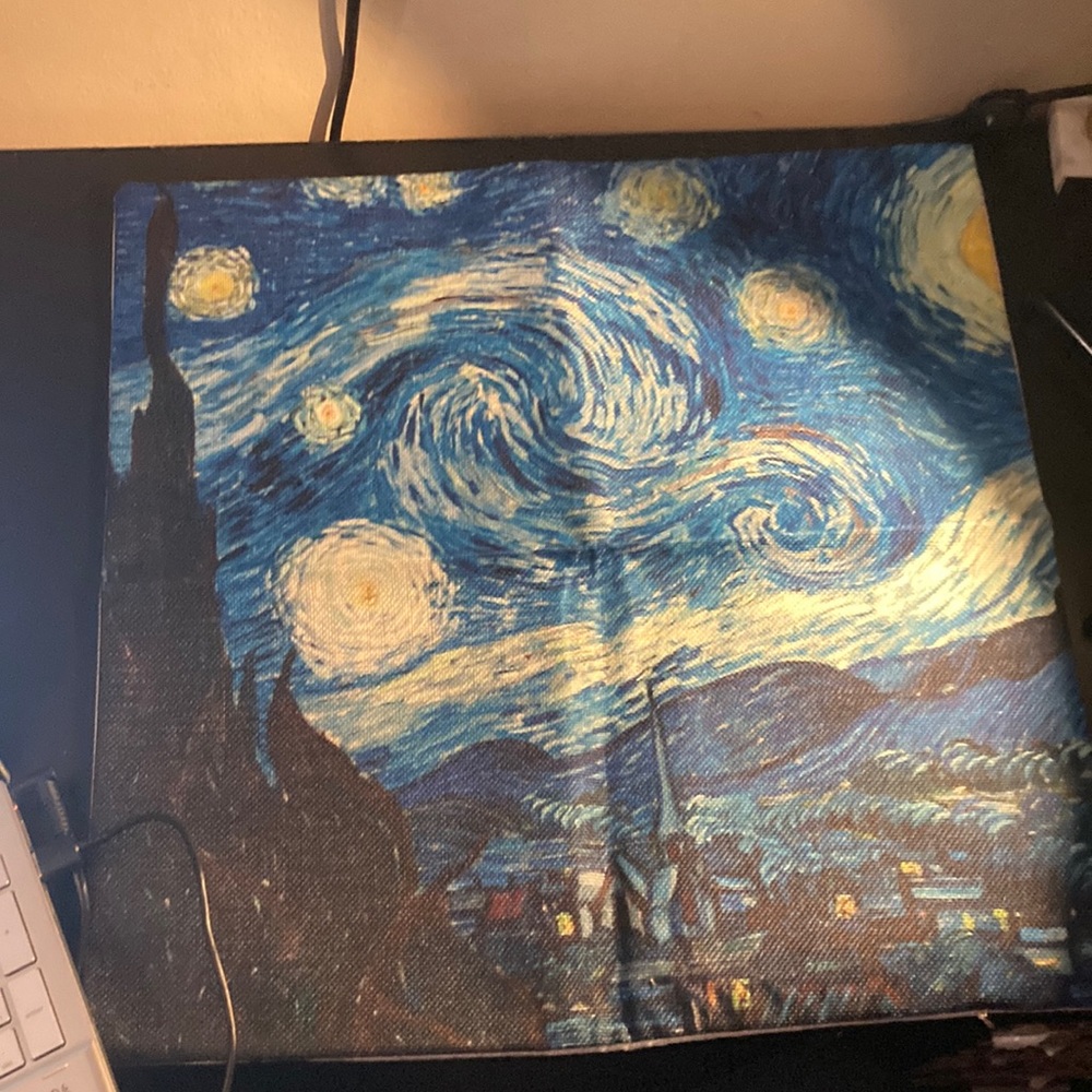 Limited edition starry night pillow case